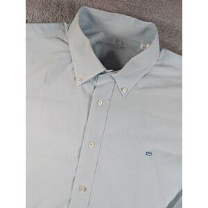 Southern Tide Mens XXL Screen Porch Check Button Down Shirt Blue Long Sleeve